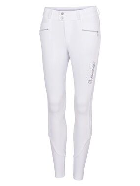 Samshield Equestrian Sandra Knee Grip Ladies Competition Breeches - White